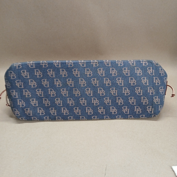 Dooney & Bourke Blue and Brown Women's Bag - Picture 11 of 14